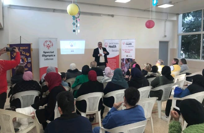 مؤتمر لأسر لاعبي الأولمبياد الخاص اللبناني ضمن برنامج المجتمعات الصحية. مؤتمر لأسر لاعبي الأولمبياد الخاص اللبناني ضمن برنامج المجتمعات الصحية.
