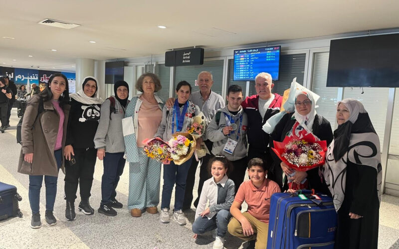 استقبال حاشد لبعثة الاولمبياد الخاص اللبناني  بعد انجازها العالمي