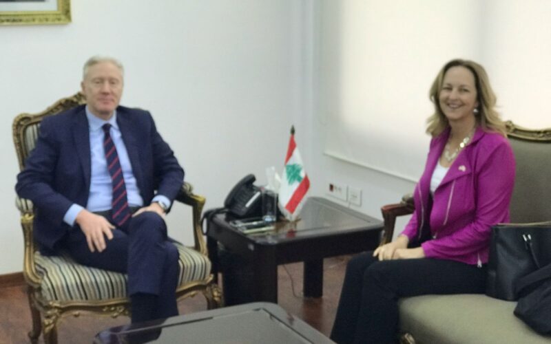 استقبل وزير الخارجية والمغتربين يوسف رجّي سفيرة الولايات المتحدة الأميركية لدى لبنان ليزا جونسون