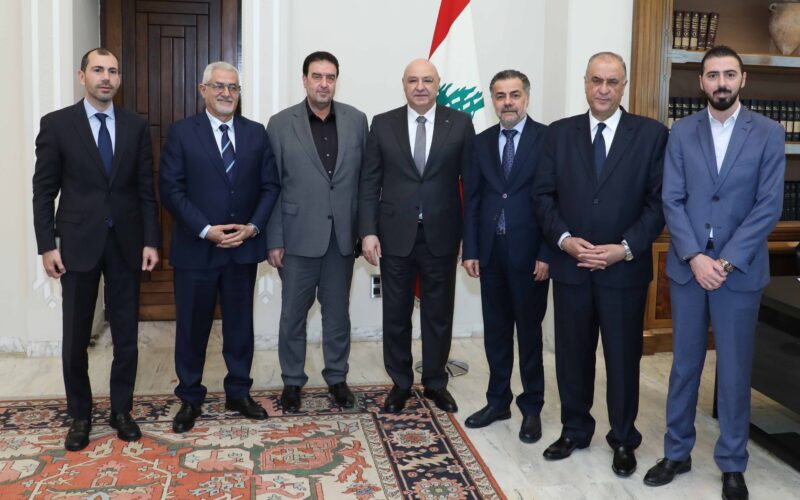 الرئيس عون التقى وفد كتلة الاعتدال الوطني  والنائب عطية نقل عنه تأكيده اجراء الانتخابات البلدية في موعدها