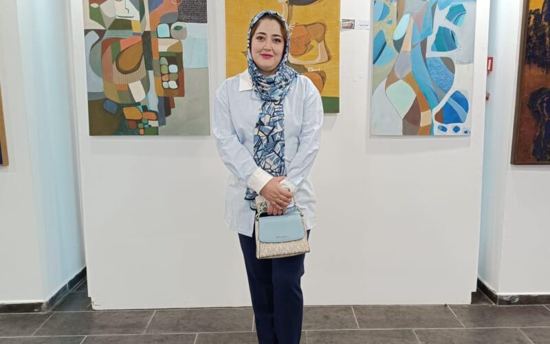 الفنانة لمياء شرود تتألق في معرض جماعي بالمكتبة الوسائطية لمسجد الحسن الثاني بالدار البيضاء