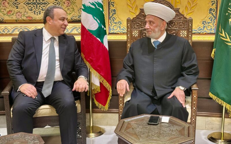 استقبل مفتي الجمهورية اللبنانية الشيخ عبد اللطيف دريان في دار الفتوى الأمين العام لاتحاد المصارف العربية الدكتور وسام فتوح